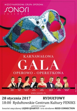 Karnawałowa Gala Operowo-Operetkowa w Rydułtowach