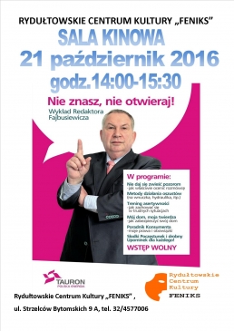 Wykład redaktora Michała Fajbusiewicza Nie znasz, nie otwieraj