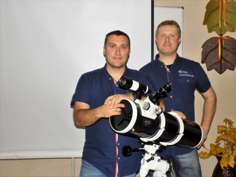 Astrohunters na zajęciach świetlicowych.