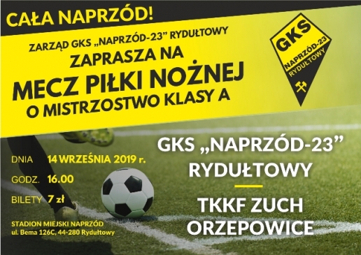 Zapraszamy na mecz naszej drużyny