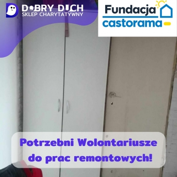 Szukamy wolontariuszy do przeprowadzenia remontu mieszkania samotnego, niepełnosprawnego ojca