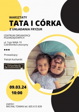 Tata i córka – warsztaty z układania fryzur